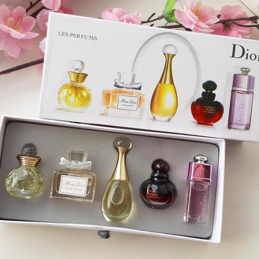 5 pcs set of Dior Perfume Mini Splash Fragrances