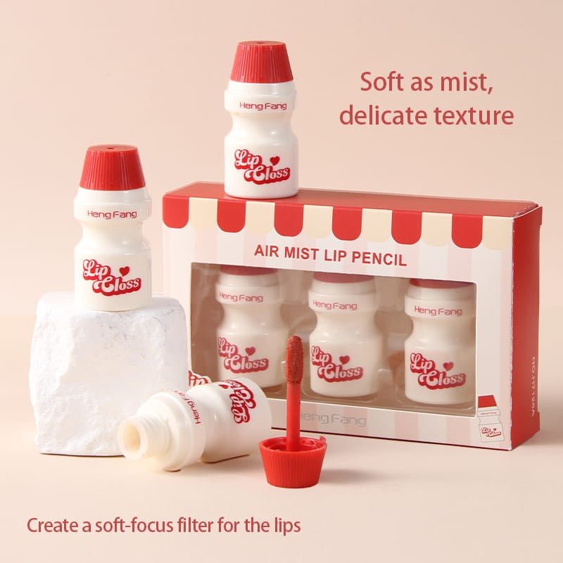 Heng Fang Air Mist Lip Gloss Set of 3