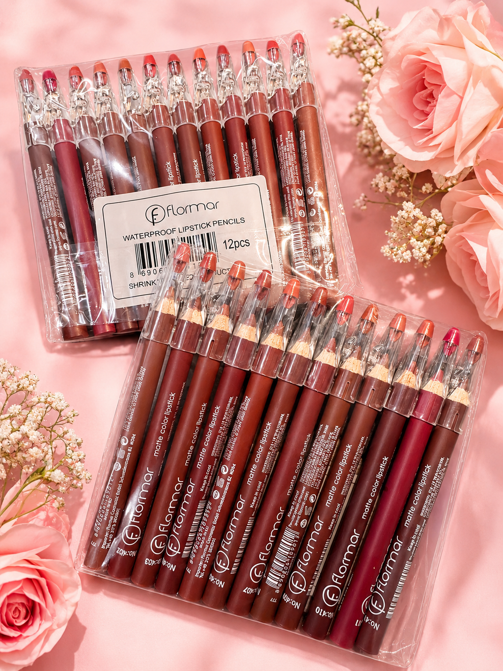 Flormar 12 pcs Lip pencils