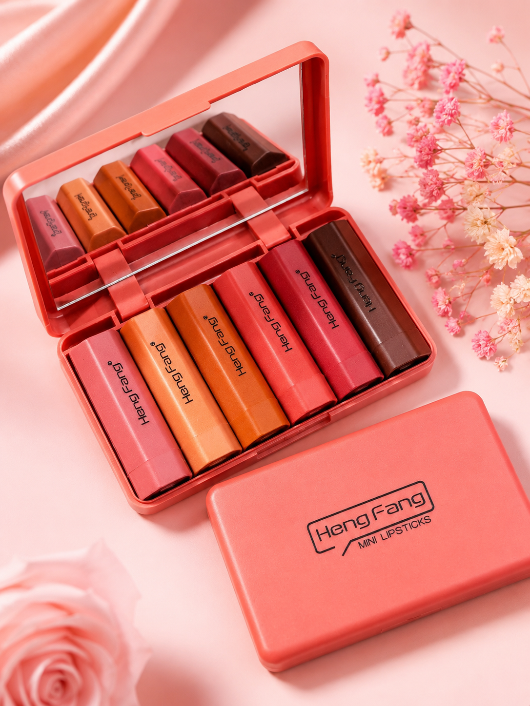 Heng Fang mini Matte lipsticks set of 6