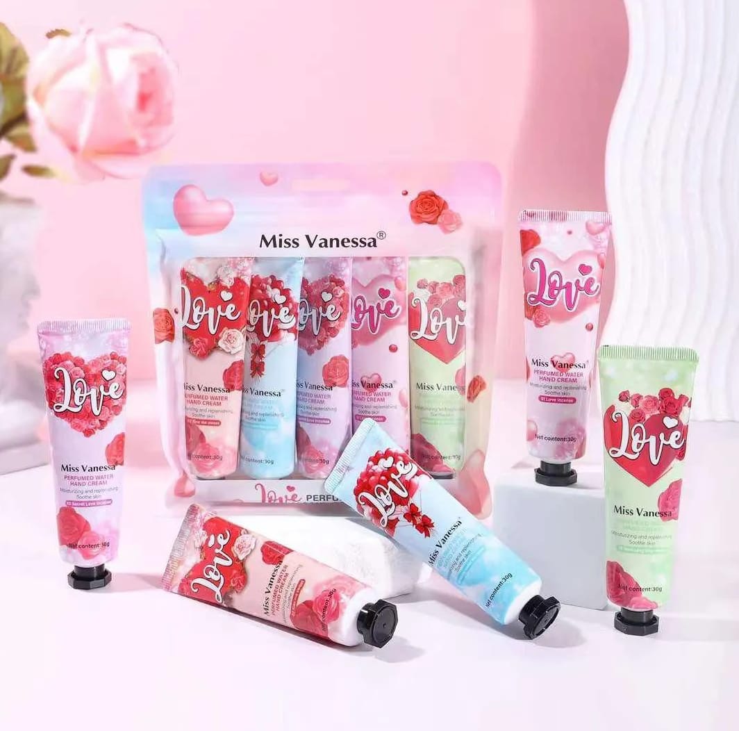 5 pcs Hand moisturizing cream pouch